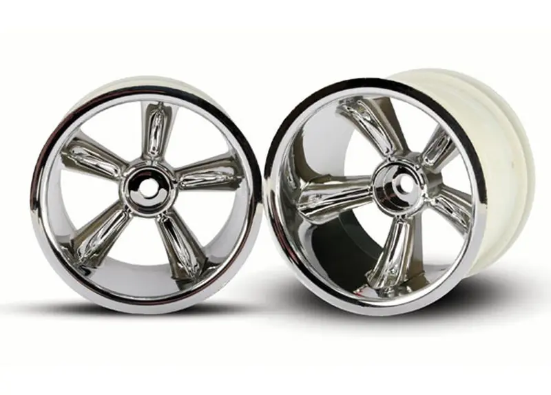 Traxxas Trx® Pro-Star 2.2" Wheels, Chrome, Rear, 4172 1