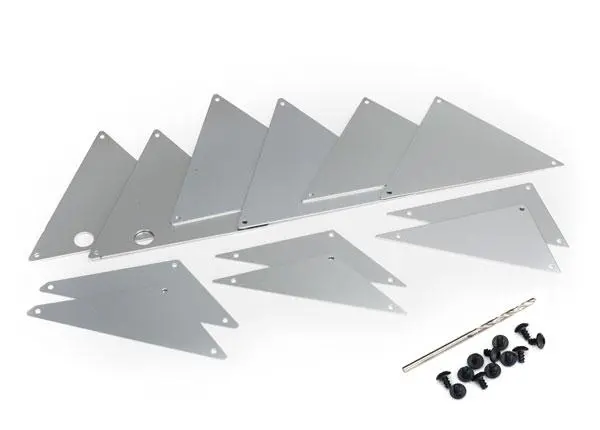 Traxxas Tube Chassis Inner Panels, Aluminum, Silver, 8434A 1
