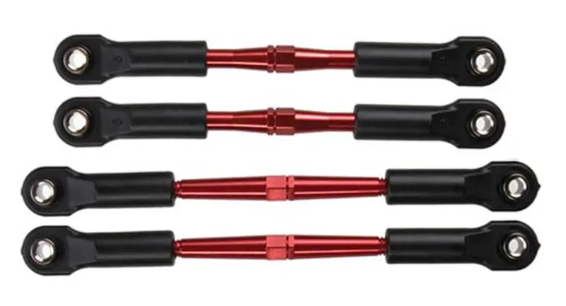 Traxxas Turnbuckle Set, Aluminum, 39Mm & 49Mm, Red, 3741X 1