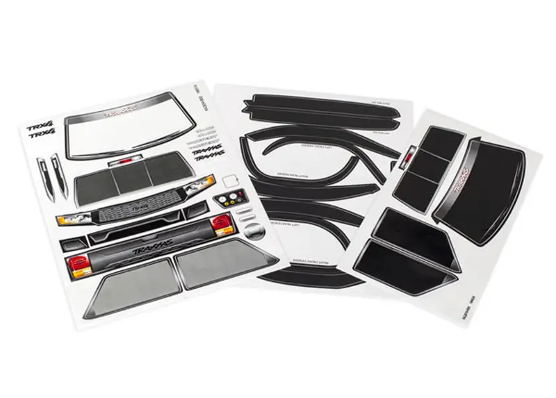 Traxxas Tx4 Sport Decal Sheet, 8113 1