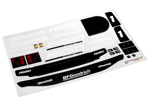 Traxxas Udr Decals, Rigid Edition, 8516 1