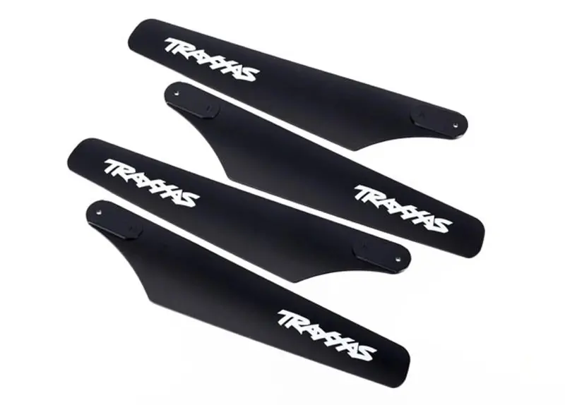 Traxxas Upper & Lower Rotor Blade Set, Black, 6316 1