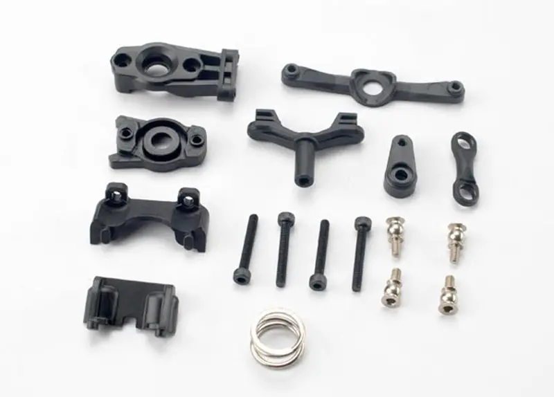 Traxxas Upper/Lower Steering Arms, Links, Shock Mounts, 7043 1