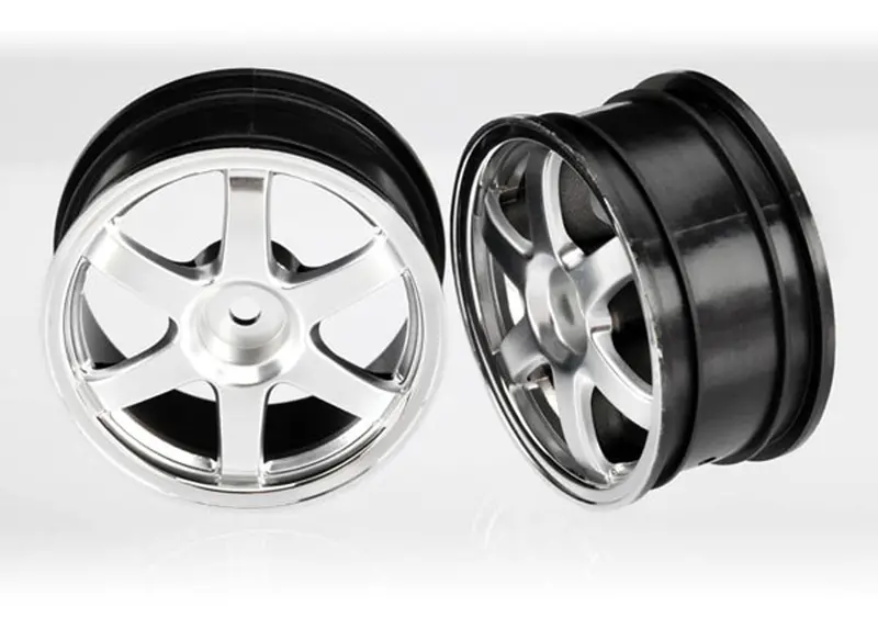 Traxxas Volk Racing Te37 Wheels, Satin Chrome, 7374X 1