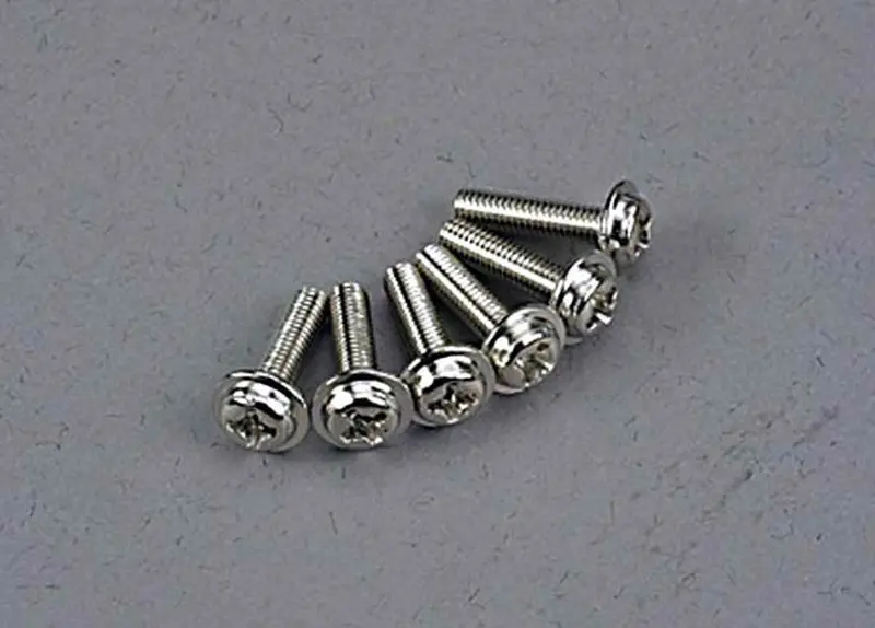 Traxxas Washerhead Machine Screws, 3X12mm, 3186 1