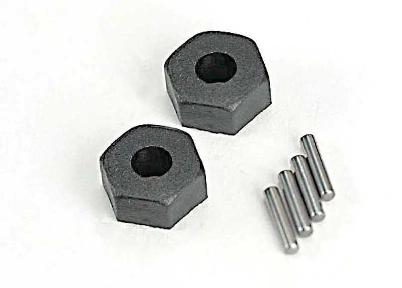 Traxxas Wheel Hex Hubs & Stub Axle Pins, 12Mm, 1654 1