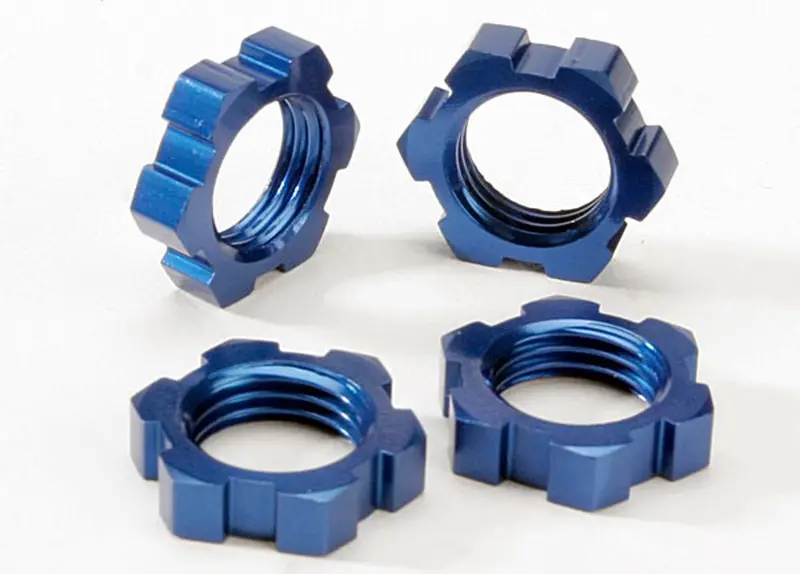 Traxxas Wheel Nuts, Splined, 17Mm, Blue, 5353 1
