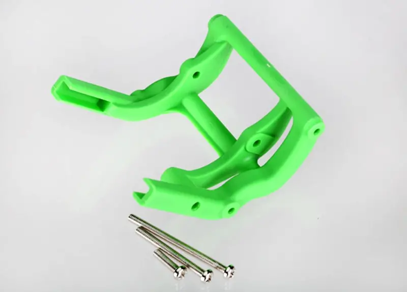 Traxxas Wheelie Bar Mount & Hardware, Green, 3677A 1