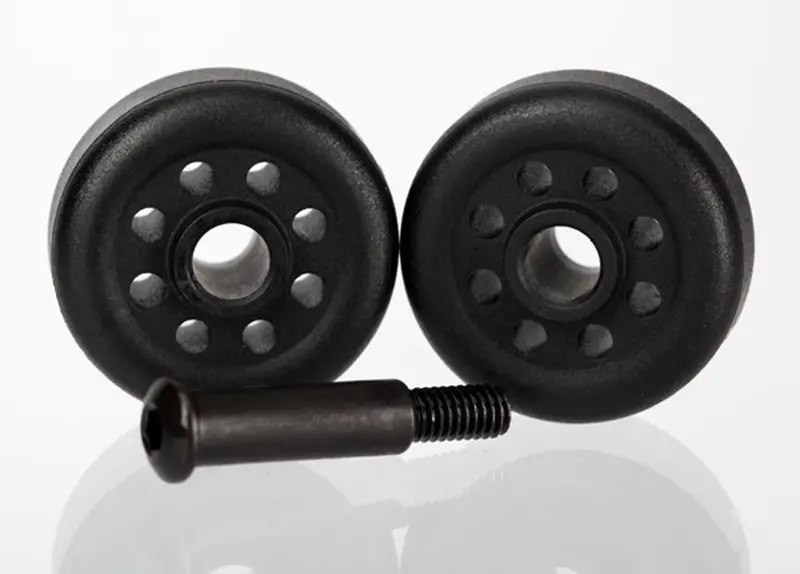 Traxxas Wheelie Bar Wheels & Axle, 6977 1