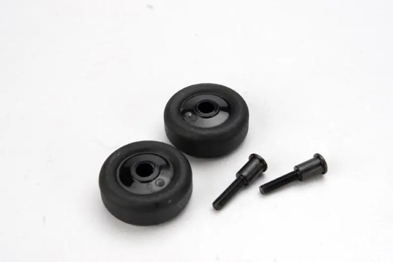 Traxxas Wheelie Bar Wheels & Axles, 4976 1