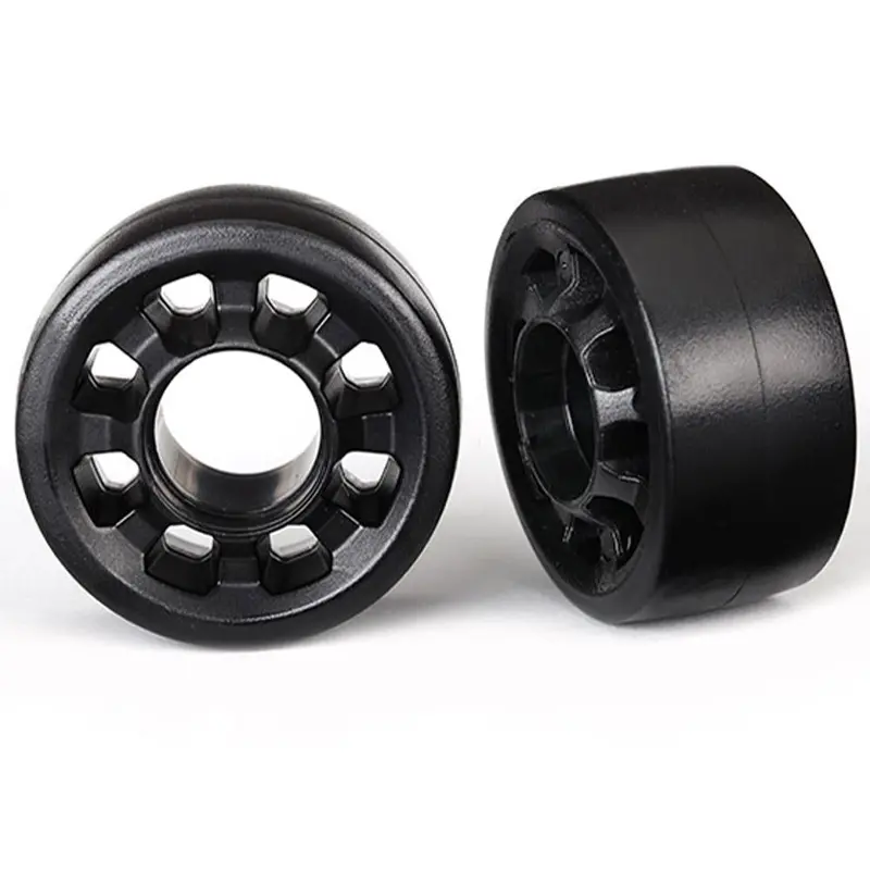 Traxxas Wheelie Bar Wheels, Plastic, Black, 7775 1