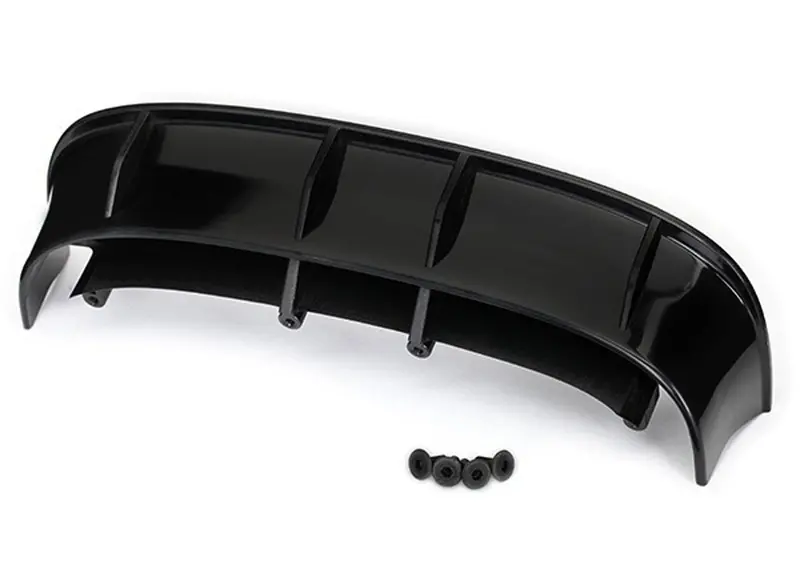 Traxxas Wing, Plastic, Black, Ford Fiesta Rally, 7413 1