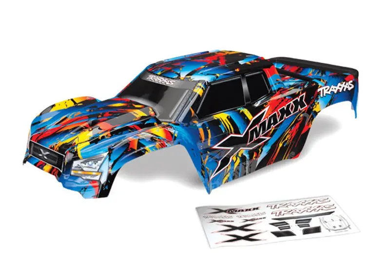 Traxxas X-Maxx Body, Assembled, Rock N' Roll, 7711T 1