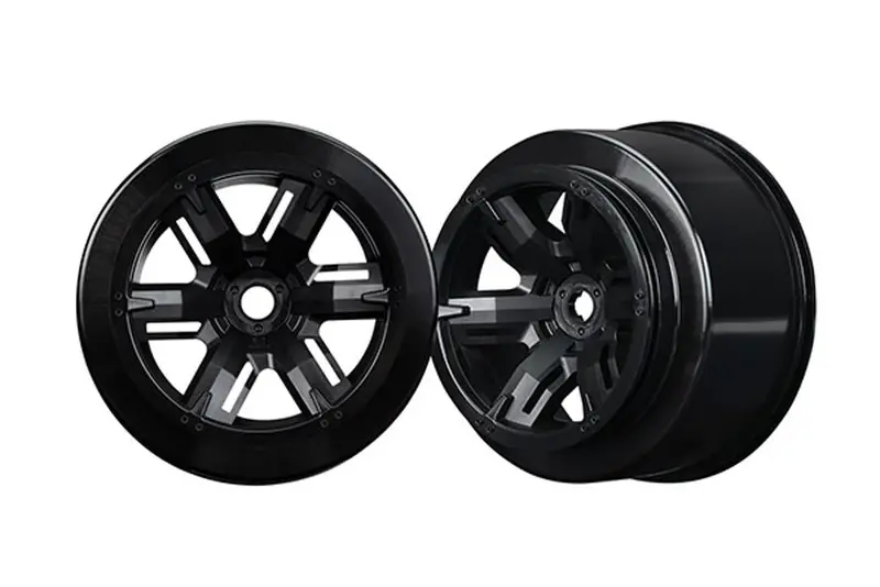 Traxxas X-Maxx Wheels,Black, Left & Right, 7771 1