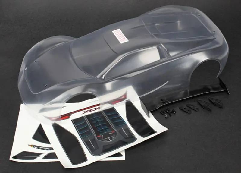 Traxxas Xo-1 Pre-Cut Body, Clear, Decals, 6411 1