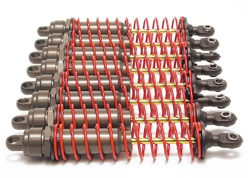 Traxxas Xx-Long Big Bore Shocks, Aluminum, Springs, Red, 4962 1