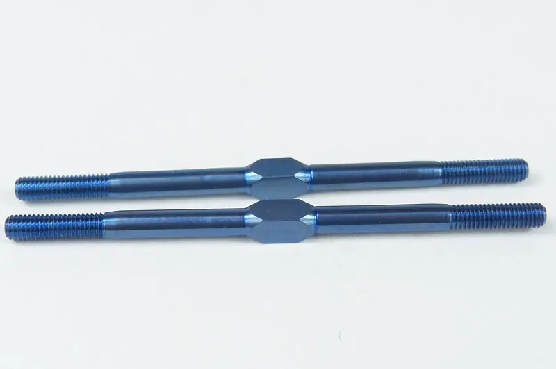 Truespeed 2.375 In Blue Titanium Turnbuckles (2) Cw-8536 1