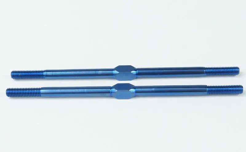 Truespeed 2.875 In Blue Titanium Turnbuckles (2) Cw-8538 1