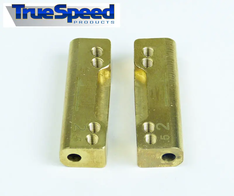Truespeed Brass Rear Toe Block .5-2 Deg M3 (Pair), Cw-2452 1
