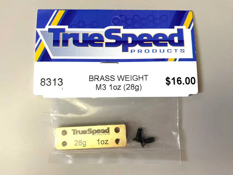Truespeed Brass Weight M3 1 Oz. Cw-8313 1