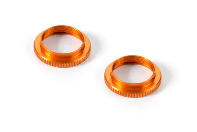 Ulp Alu Shock Adjustable Nut - Orange (2) 1