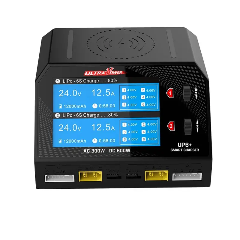Ultra Power Up6+ Ac/Dc 300W600w Dual Port Multi Chem Charger, Uptup6plus 1