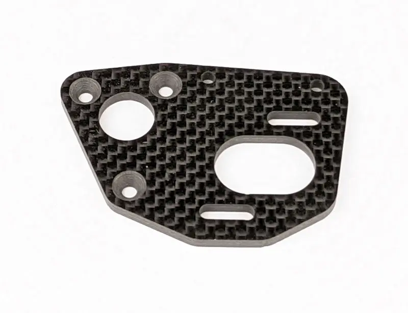 V2 Laydown Transmission Carbon Motor Plate Cw-4497 1
