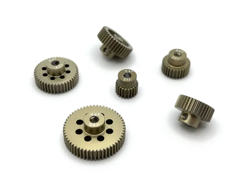Vault Rc 64P 7075 Aluminum Pinions 1