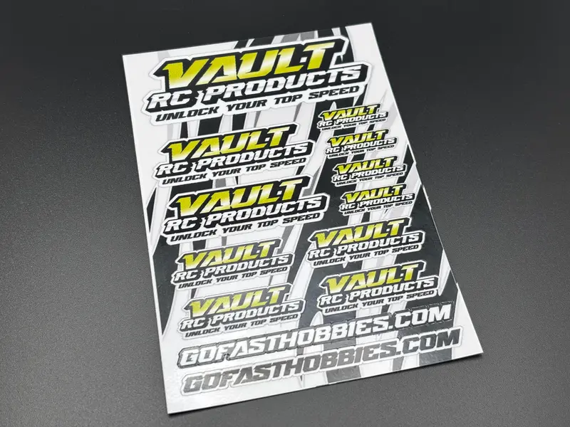 Vault Rc Logo Decals Sticker Sheet, Cc-9002 1