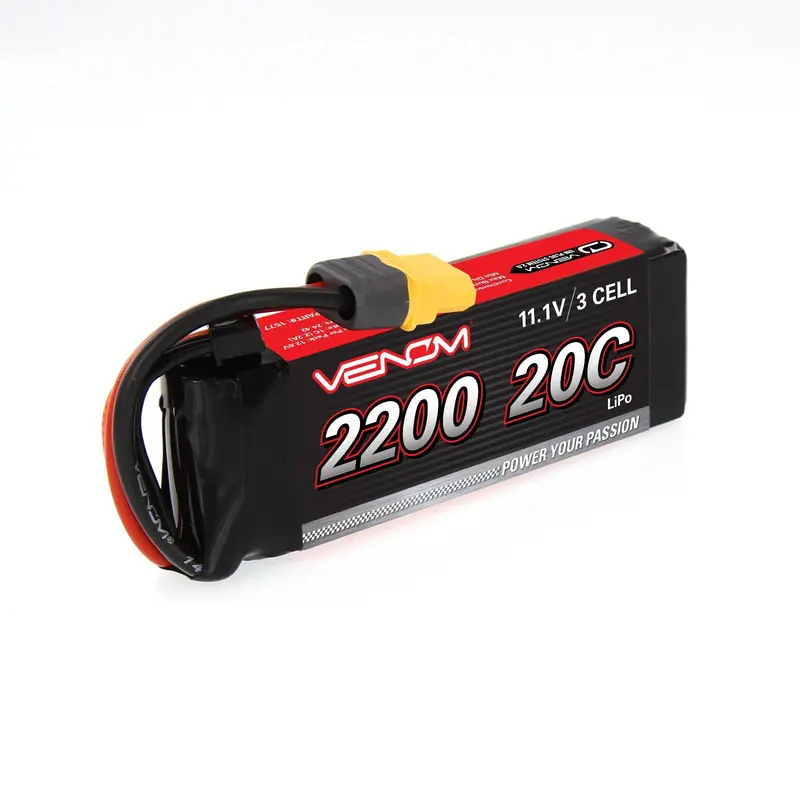 Venom Drive 3S 11.1V Lipo Battery, 20C 2200Mah, 1577 1