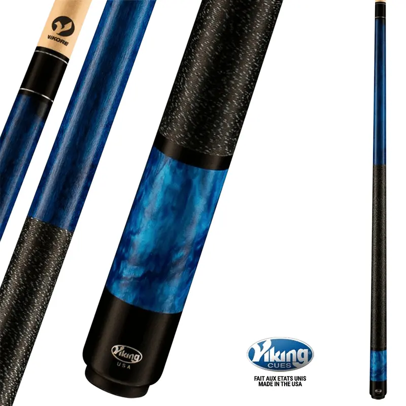 Viking B2807 Pool Cue 12.5Mm With Wrap - Bleu 1