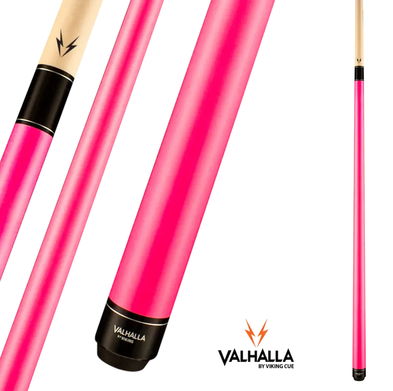 Viking Valhalla Va106 Pool Cue Pink 13Mm 19Oz No Wrap 1