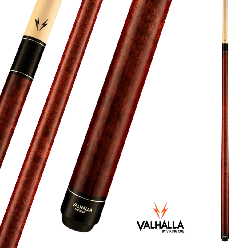 Viking Valhalla Va110 Pool Cue Brown No Wrap 13Mm 19Oz 1