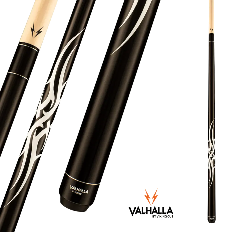 Viking Valhalla Va204 Black/White Pattern Cue 13Mm 19Oz 1