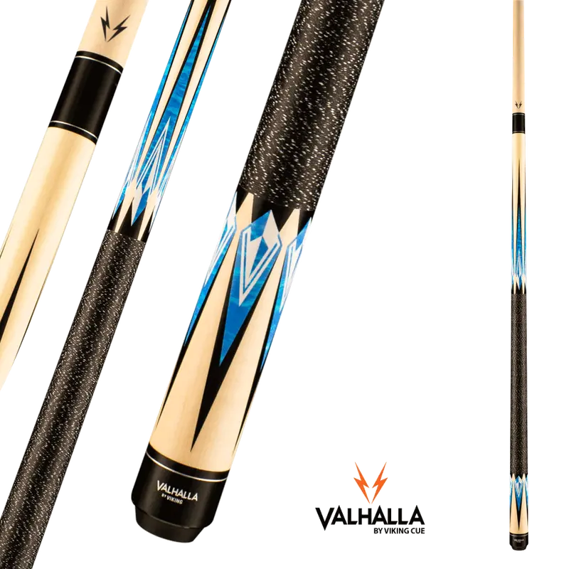 Viking Valhalla Va471 Point Blue And Black Pool Cue 13Mm 19Oz 1