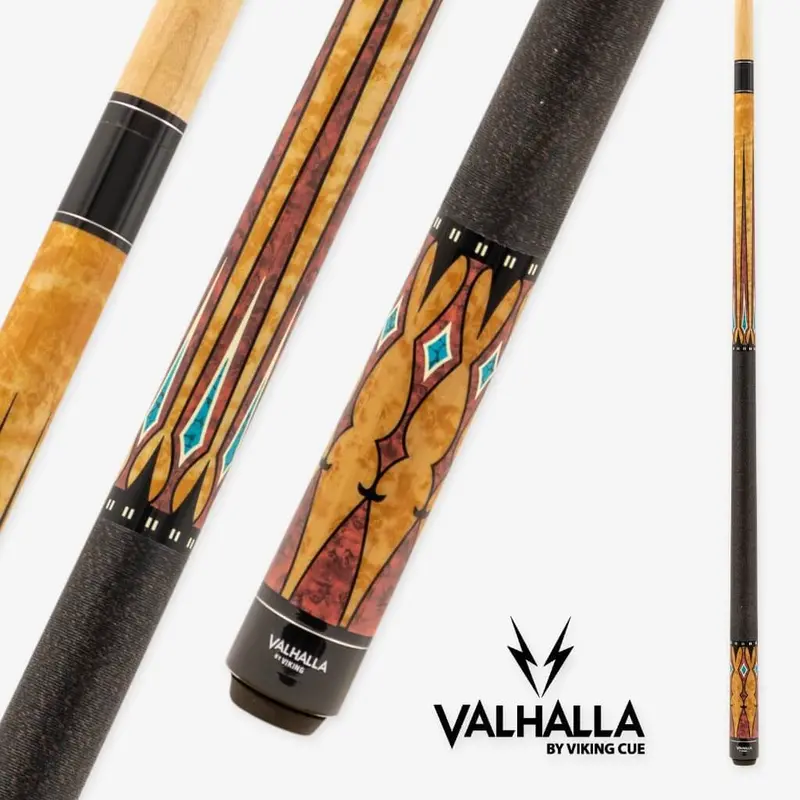 Viking Valhalla Va502 19Oz Brown, Natural And Blue Pool Cue 1