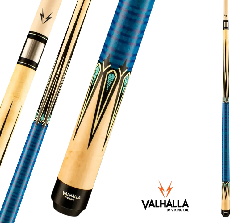 Viking Valhalla Va942 Natural Beige And Blue Cue 13Mm 19Oz 1
