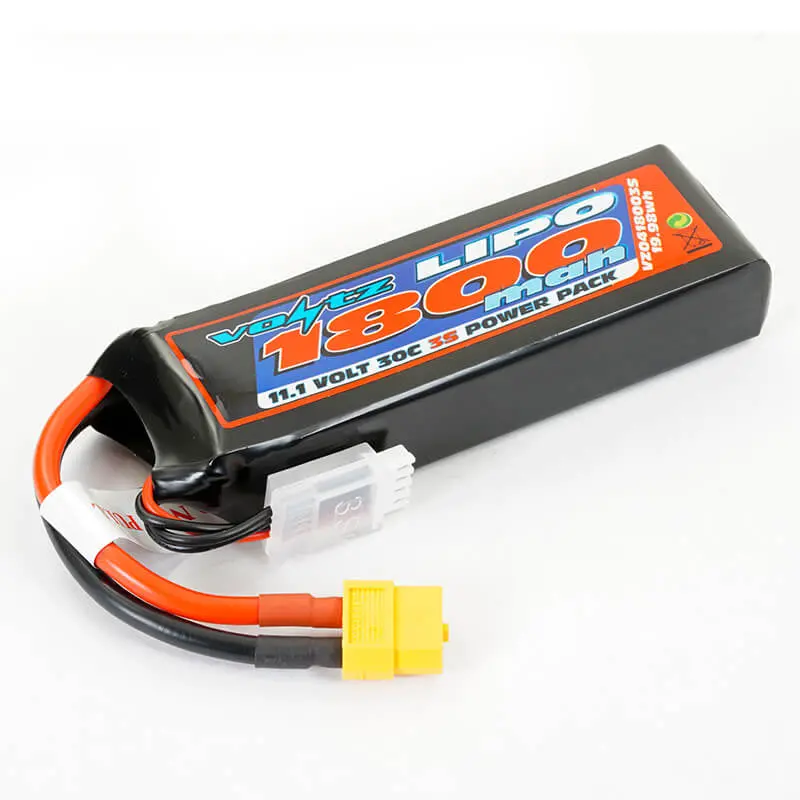 Voltz 1800Mah 11.1V 30C Lipo Battery W/Xt60 1