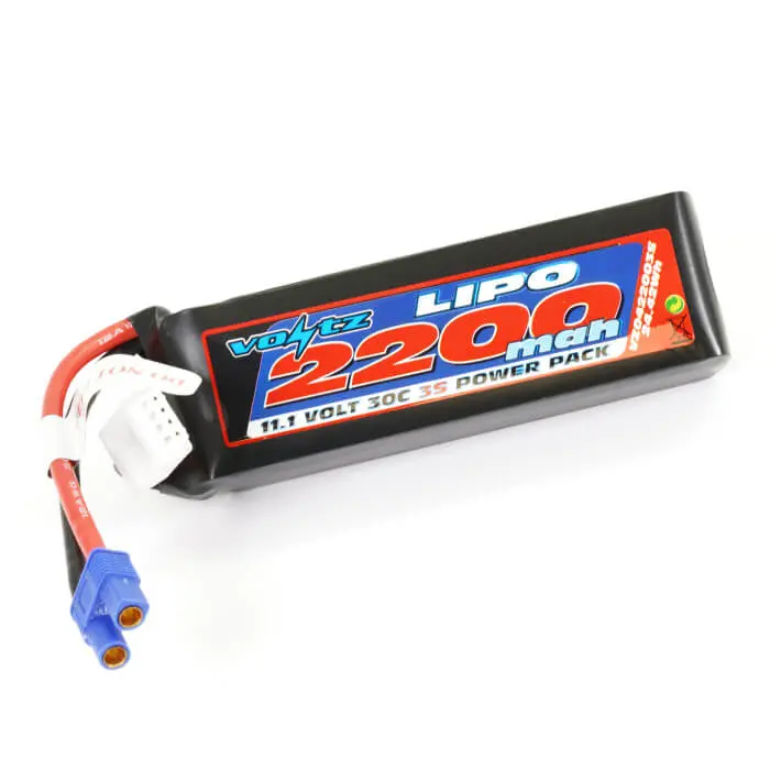 Voltz 2200Mah 11.1V 30C Lipo Battery W/Ec3 1
