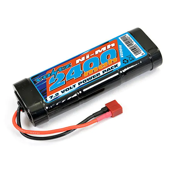 Voltz 2400Mah 7.2V Nimh Stick Pack Battery W/Deans Connector 1