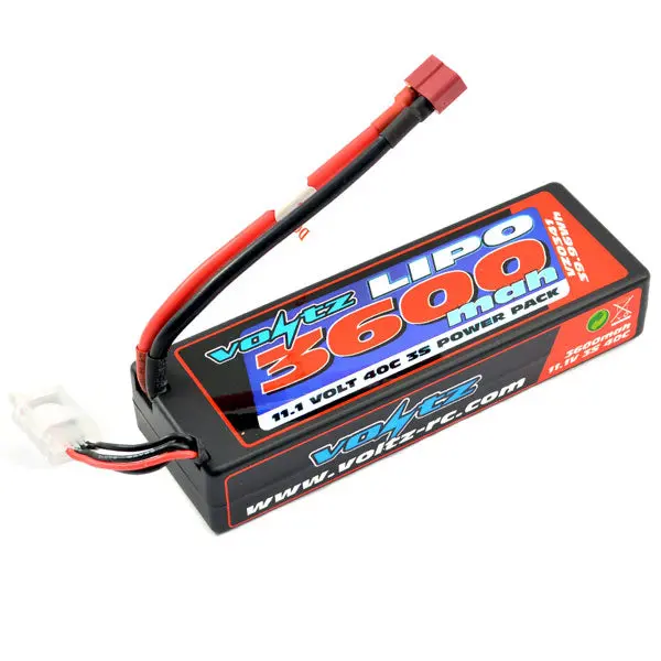 Voltz 3600Mah Hardcase 3S 11.1V 40C Lipo Stick Low Pro (2S Size) 1