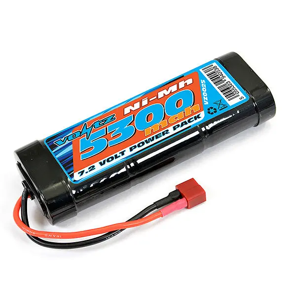 Voltz 5300Mah Stick Pack 7.2V W/Deans Connector 1