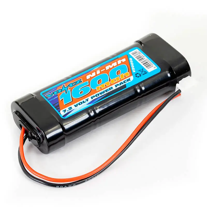 Voltz 6 Cell 1600Mah 7.2V Nimh Stick Battery W/Micro Connector 1