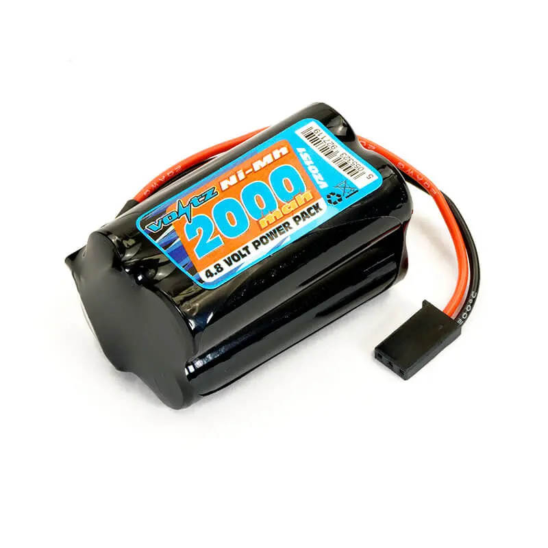 Voltz Rx 4.8V 2000Mah Nimh Square Battery Pack W/Connector 1