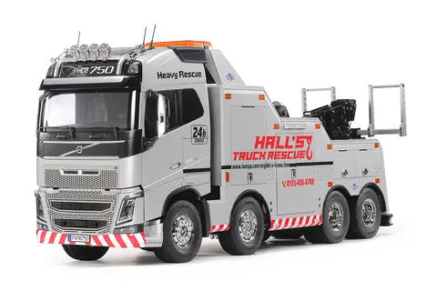 Volvo Fh16 Globetrotter 750 8X4 Tow Truck With Silver Pre-Painted Body Components 1