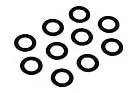 Washer S 5.3X7.8X0.5  (10) 1