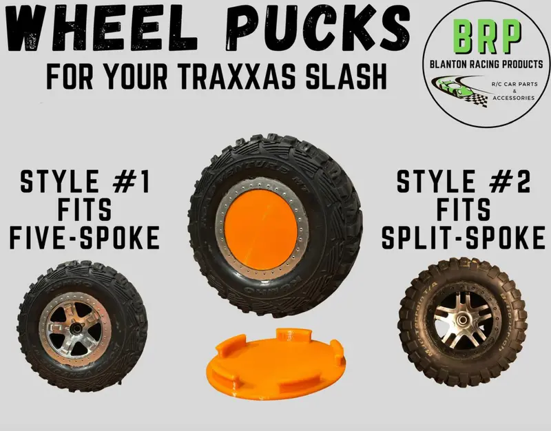 Wheel Pucks For Traxxas Slash, Brp-1001 1
