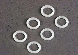 White Plastic Washers (5X8x1.0Mm) (6) Tra-3685 1