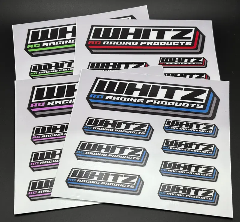 Whitz Racing Logo Decals Sticker Sheet 1
