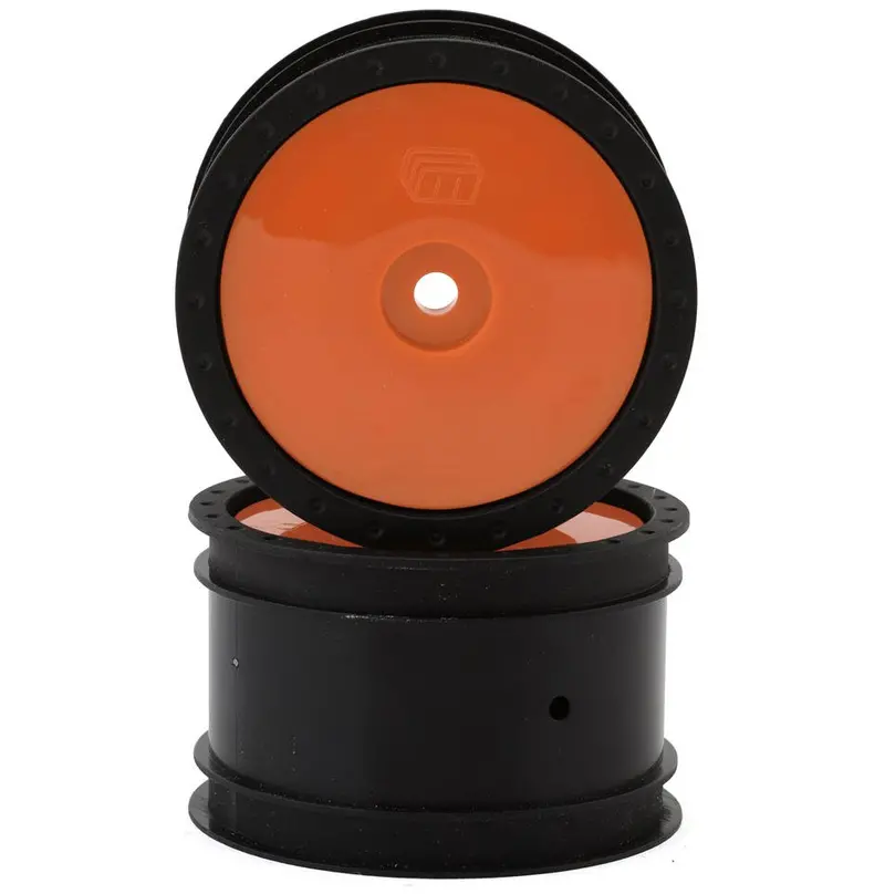 Whitz Racing Products 1/10 Whiplash Rear 2.2" Sprint Car Wheels, 12Mm Hex (2) 6